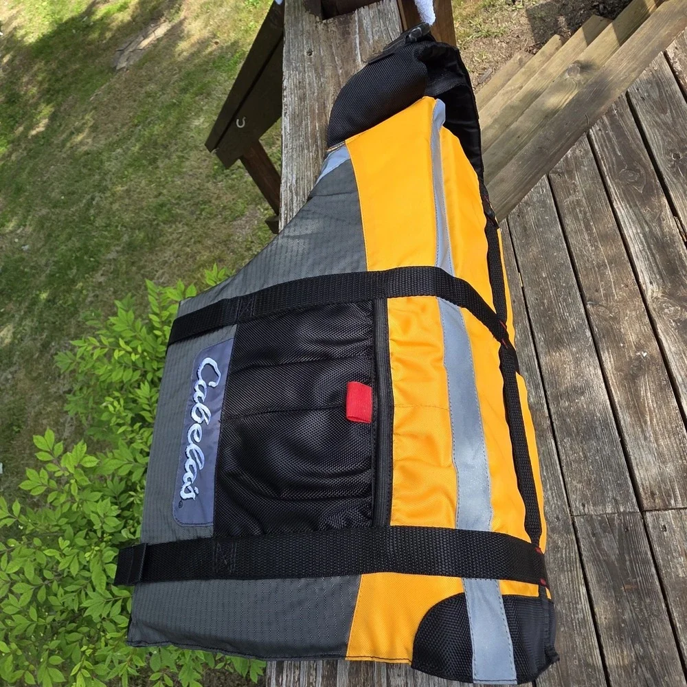 Cabela's Dog Life Vest Floatation Device L/XL Boating Swimming Pet Safety NWOT‎